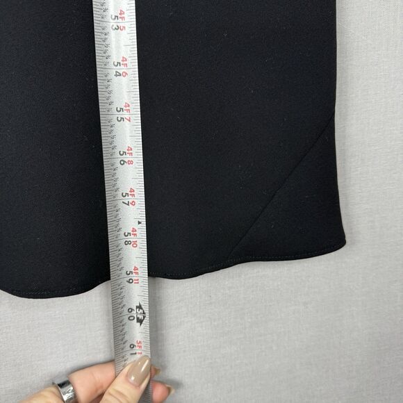 Vintage Jones New York Womens Dress 4 Black Cowl Beaded Crepe Gown Formal Prom - Picture 6 of 13